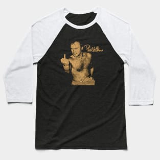 Funny Phil Collins Fan Art Brown Baseball T-Shirt